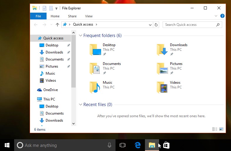 File Explorer جستجوگر فایل ویندوز 